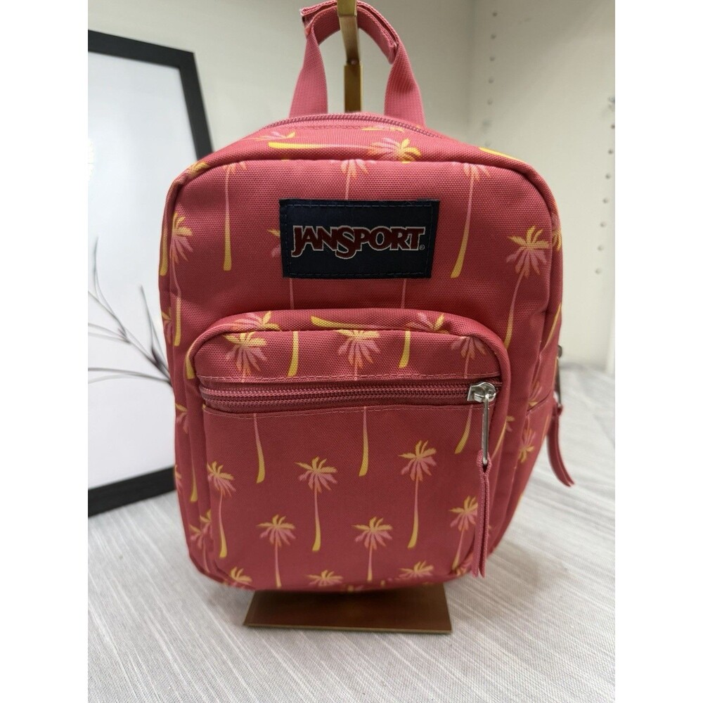 JanSport Big Break Insulated Lunch Bag with Palm Icons